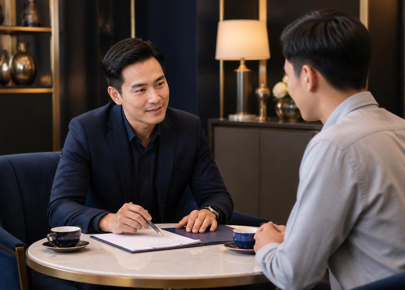 ทนายความอาวุโสตรวจสัญญาที่ปรึกษาทางกฎหมาย